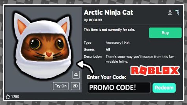 How to get the arctic ninja cat in roblox