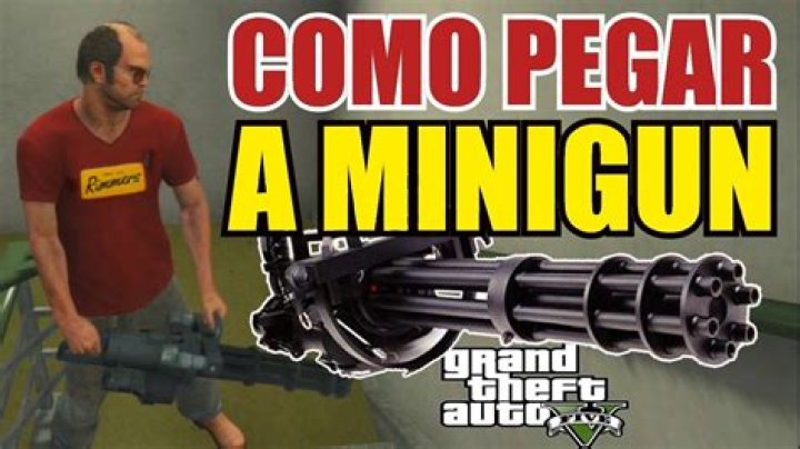 How to get the minigun in gta v