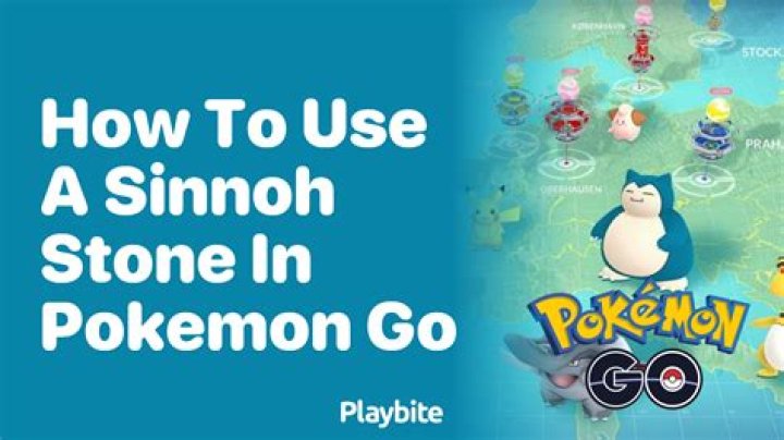 How to get the sinnoh stone pokemon go