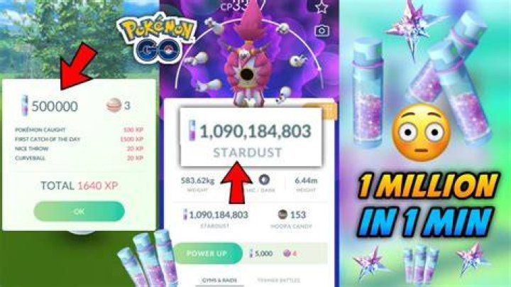 How to get unlimited stardust in pokemon go