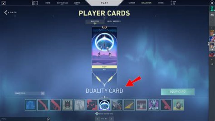 How to get valorant duality card