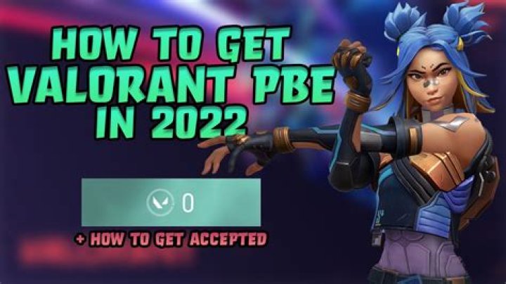 How to get valorant pbe