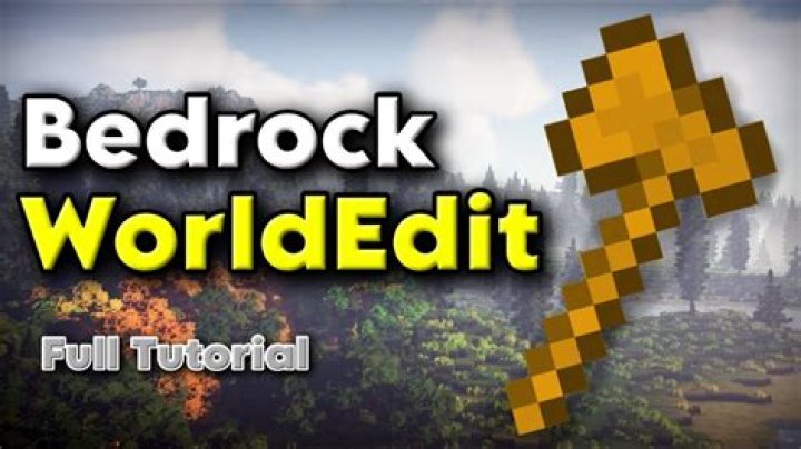 How to get world edit in minecraft bedrock