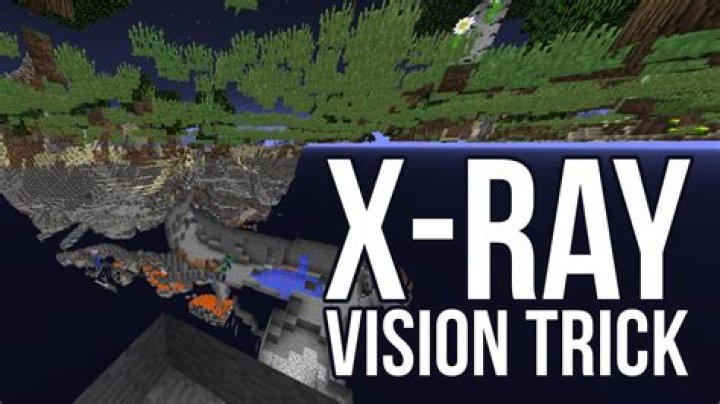 How to get x ray vision in minecraft