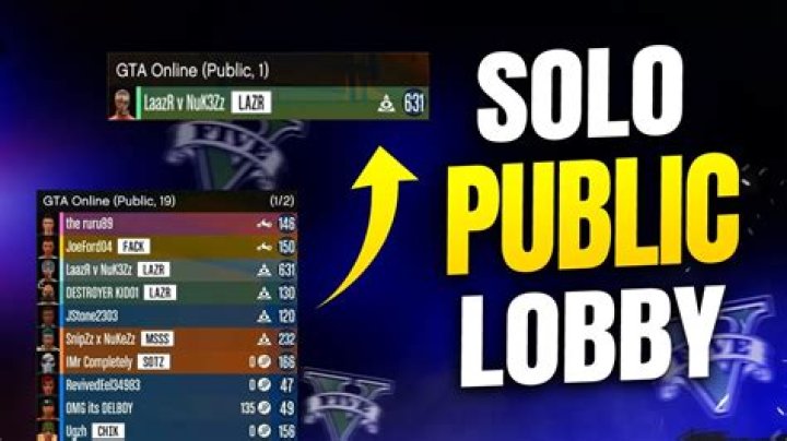 How to get your own public lobby in gta 5