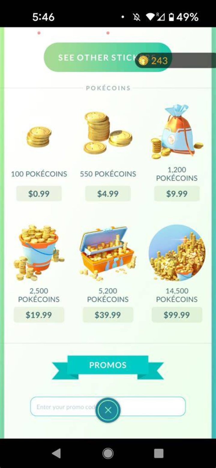 How to gift pokemon go coins