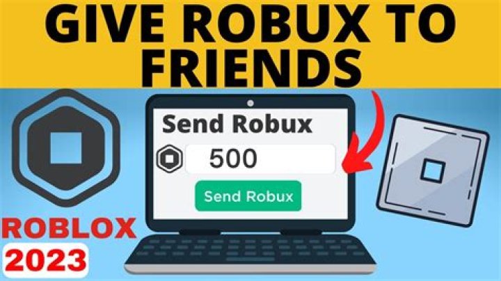 How to gift robux on roblox
