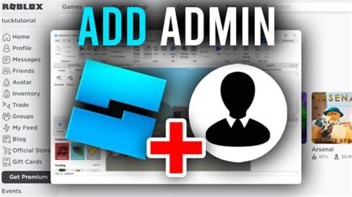 How to give admin on roblox