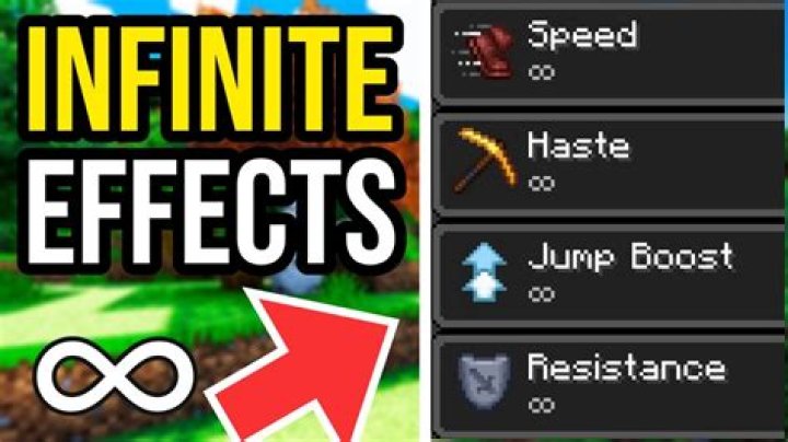 How to give infinite potion effects in minecraft