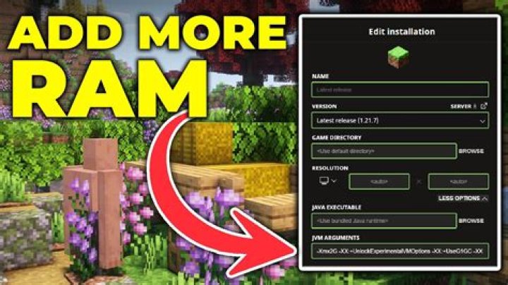 How to give more ram to minecraft server