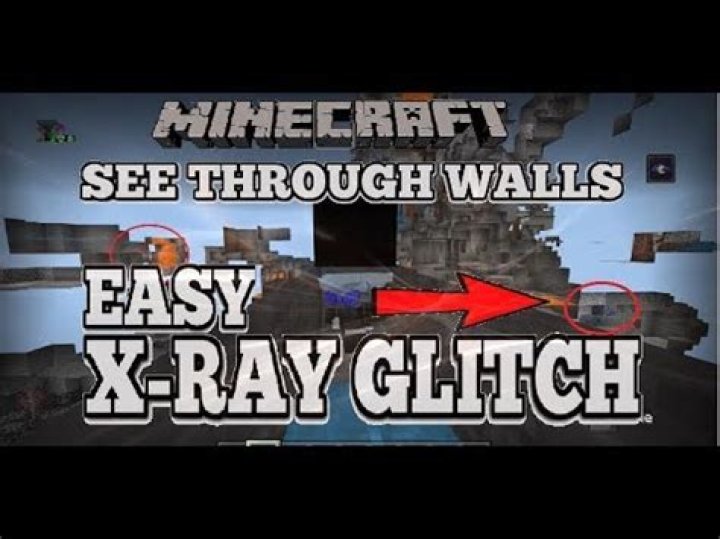 How to glitch minecraft to see through walls