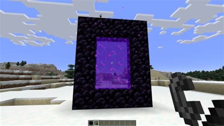 How to go to nether in minecraft pe