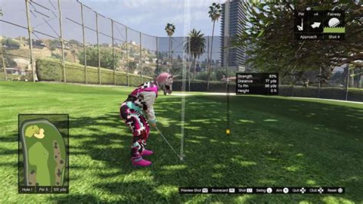 How to golf in gta 5