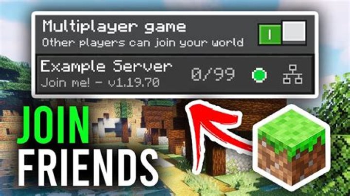 How to have a minecraft world with friends