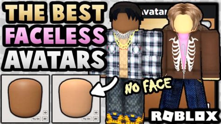 How to have no face in roblox 2020
