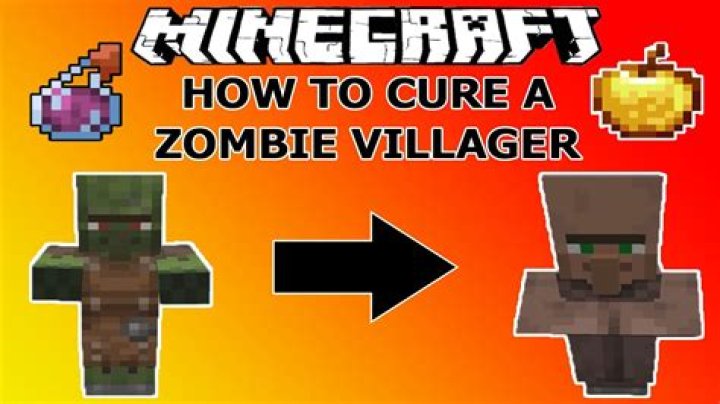 How to heal a zombie villager in minecraft