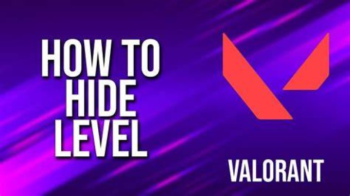 How to hide level valorant