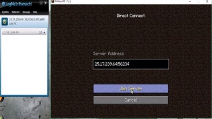 How to host a minecraft server with hamachi