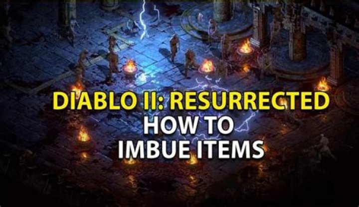 How to imbue items diablo 2