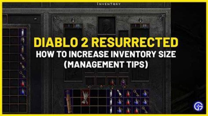 How to increase inventory diablo 2