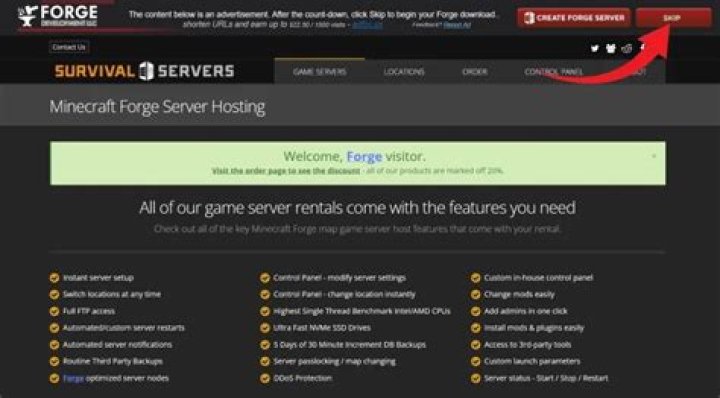 How to install forge on a minecraft server