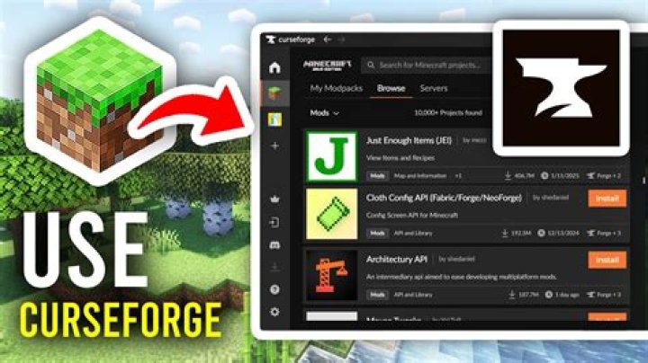 How to install minecraft mods with curse client