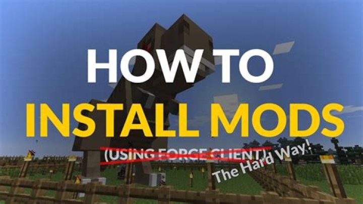 How to install minecraft mods without forge mac