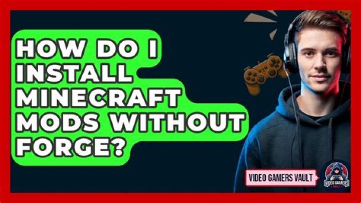 How to install mods on minecraft without forge