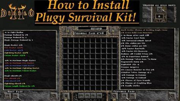 How to install plugy diablo 2