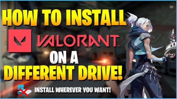 How to install valorant on a different drive