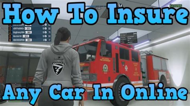 How to insure car gta online