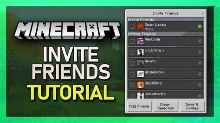 How to invite friends on minecraft xbox one
