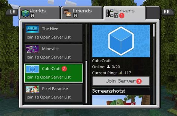 How to join a minecraft server on xbox