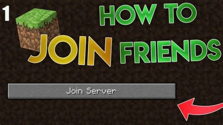 How to join a minecraft server with friends