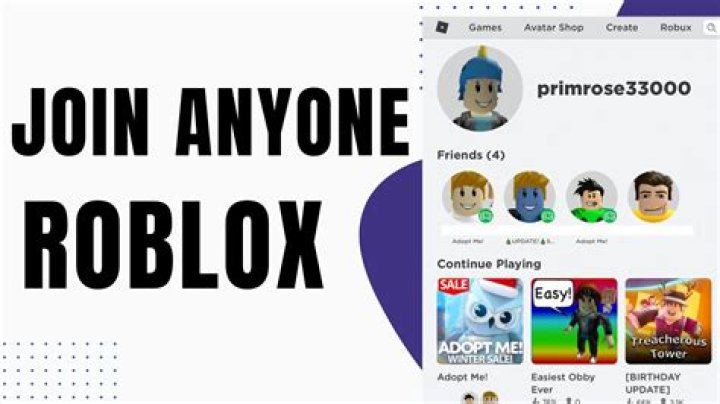 How to join anyone on roblox 2019