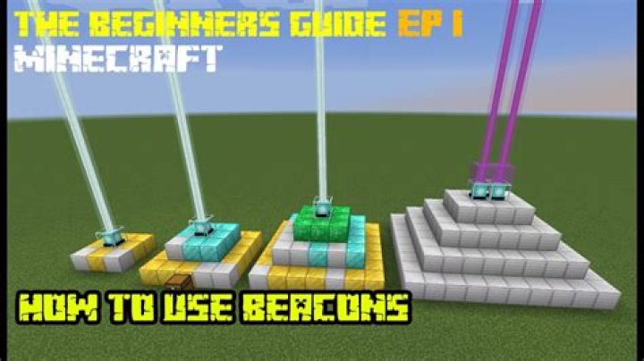 How to light up a beacon in minecraft