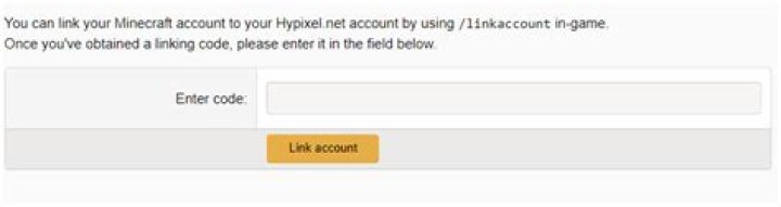 How to link your minecraft account to hypixel