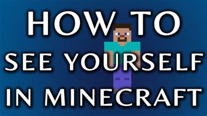 How to look at yourself in minecraft mobile