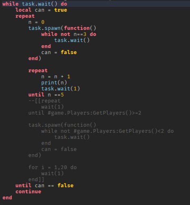 How to loop a script roblox