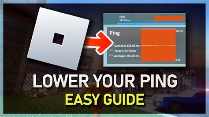 How to lower ping on roblox