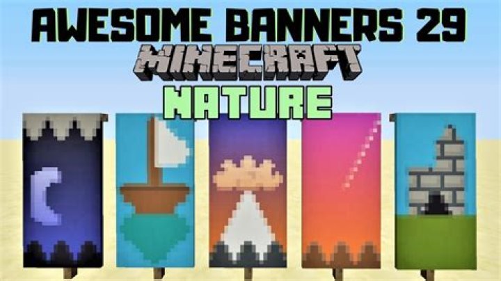 How to make a banner design in minecraft