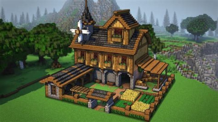 How to make a barn in minecraft pe