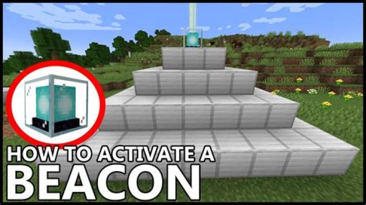 How to make a beacon work in minecraft