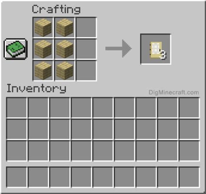 How to make a birch door in minecraft