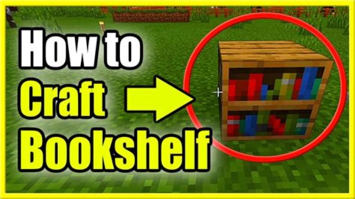 How to make a bookshelf in minecraft pe