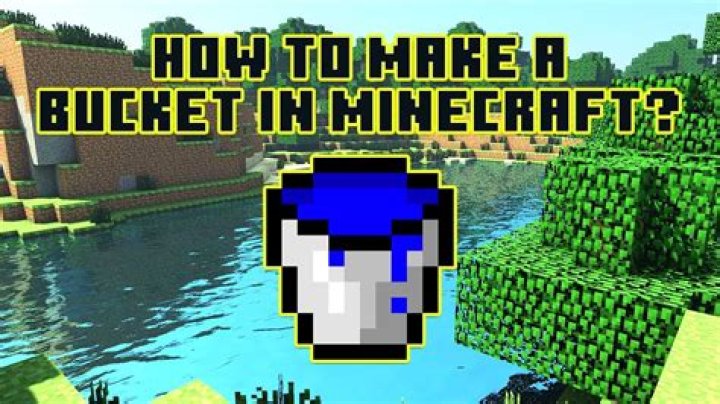 How to make a bucket in minecraft pe