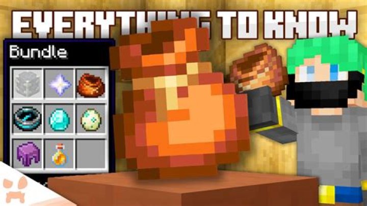 How to make a bundle in minecraft 1.17