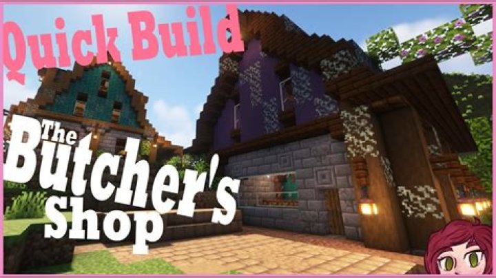 How to make a butcher shop in minecraft
