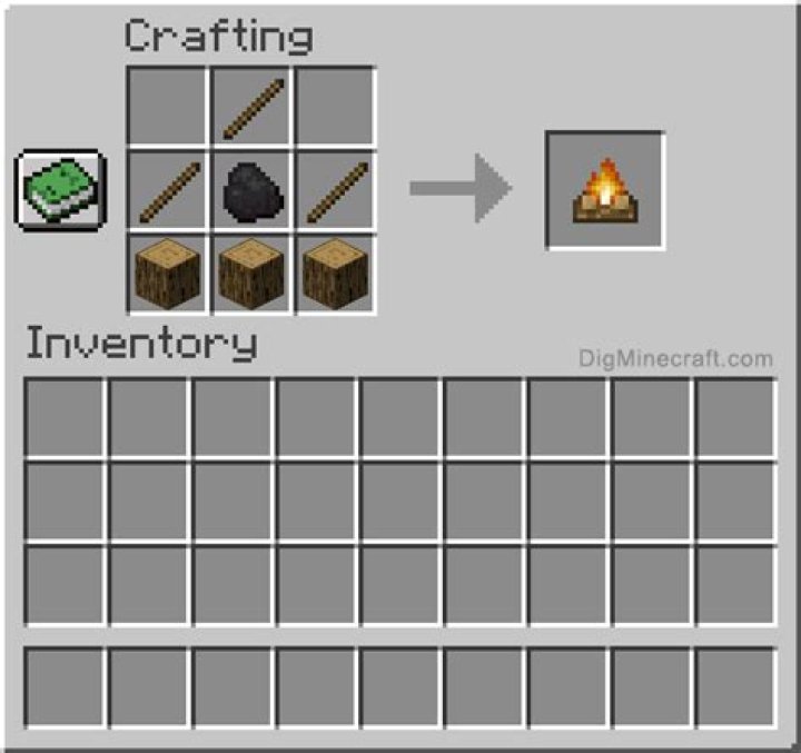 How to make a campfire in minecraft 1.14