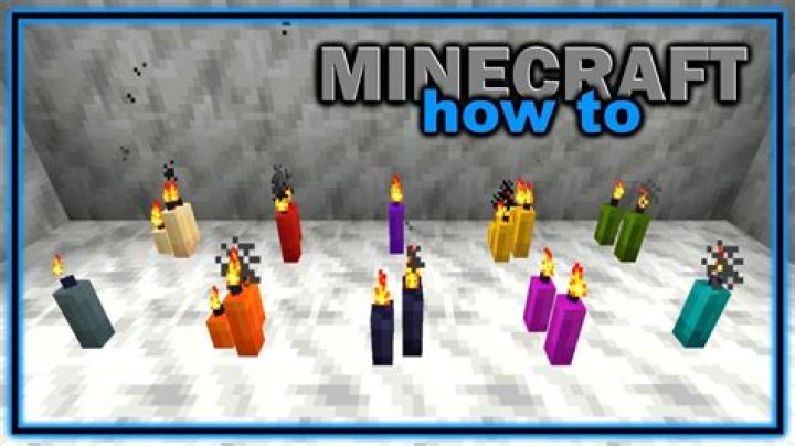 How to make a candle in minecraft 1.17